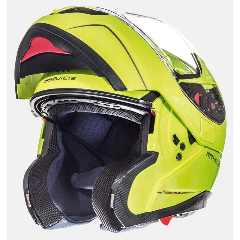 MT HELMETS ATOM SV SOLID YEL HIVIZ LG IT-025-046