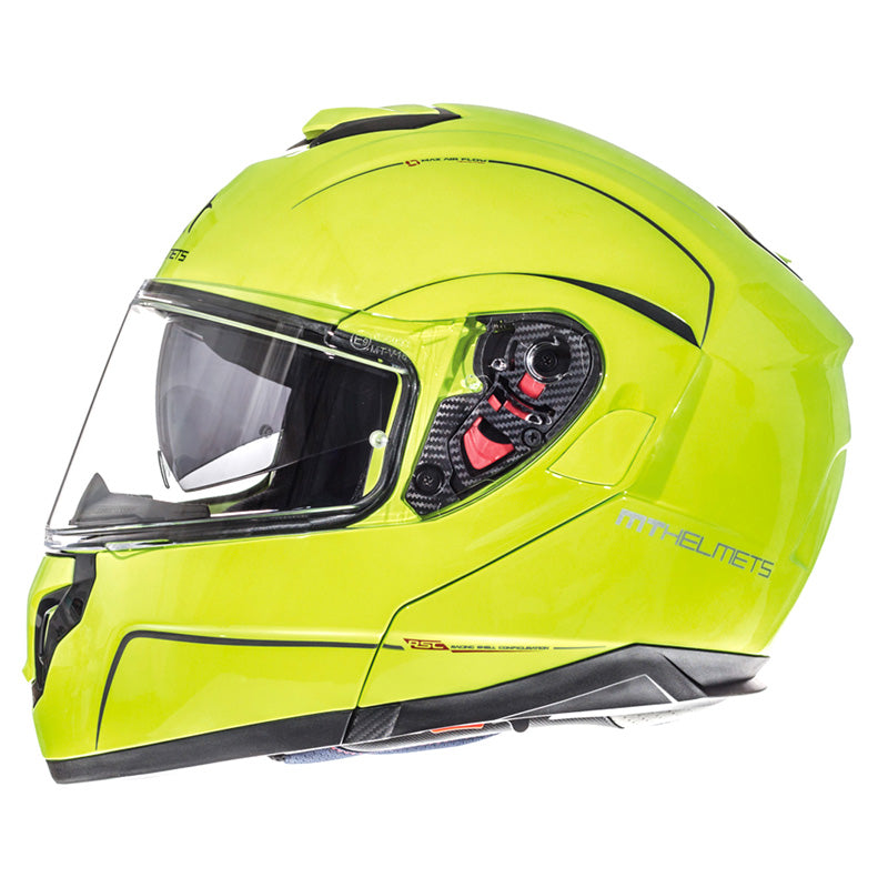 MT HELMETS ATOM SV SOLID YEL HIVIZ LG IT-025-046