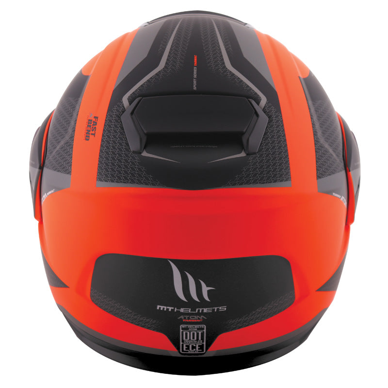 MT HELMETS ATOM SV TARMAC OR FLUO LG IT-025-136