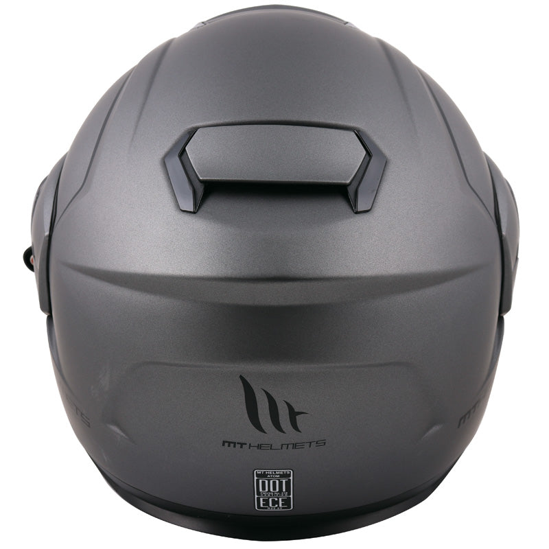 MT HELMETS ATOM SV SOLID E/S TITANIUM MAT LG IT-025-436