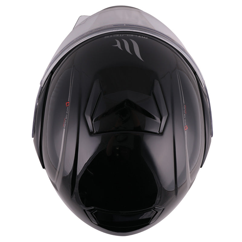MT HELMETS ATOM SV SOLID D/L BLK LG IT-025-216