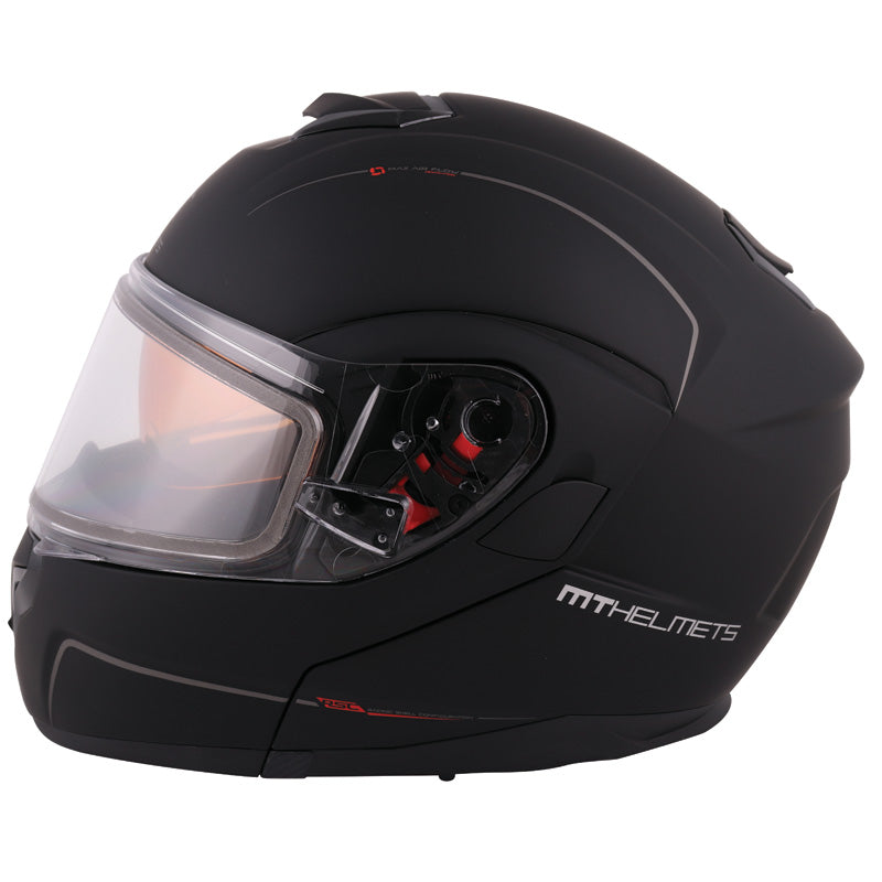 MT HELMETS ATOM SV SOLID D/L BLK MAT LG IT-025-226