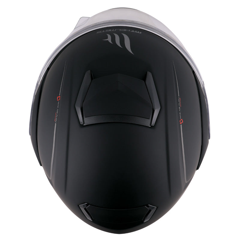 MT HELMETS ATOM SV SOLID D/L BLK MAT LG IT-025-226
