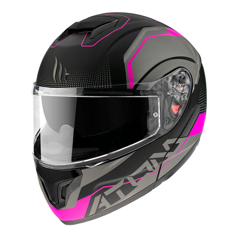 MT HELMETS ATOM SV QUARK PINK L IT-025-666