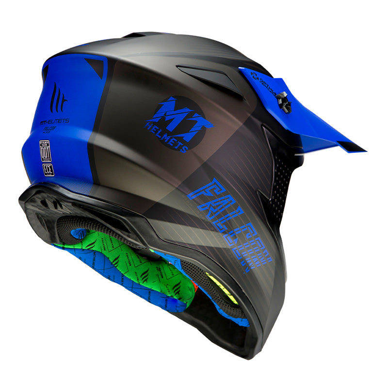 MT HELMETS FALCON SYSTEM BLUE L IT-221-326