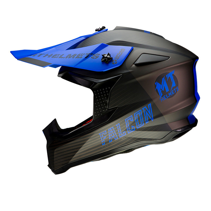 MT HELMETS FALCON SYSTEM BLUE L IT-221-326