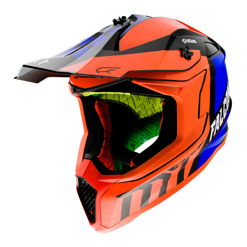 MT HELMETS FALCON WARRIOR ORANGE_FLUO L IT-221-576