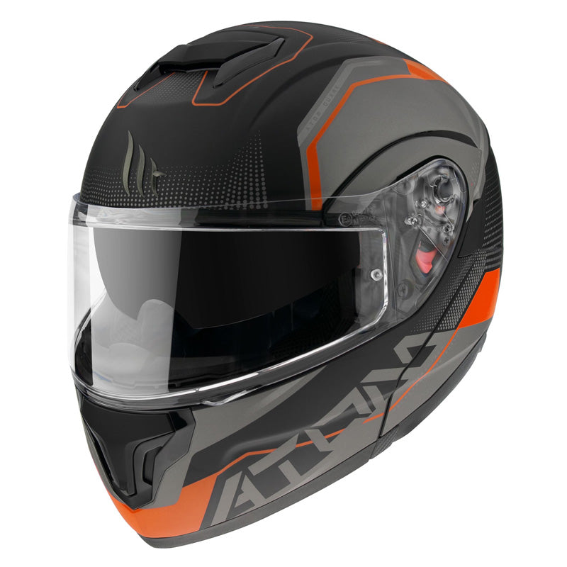 MT HELMETS ATOM SV QUARK ORANGE FLUO L IT-025-676