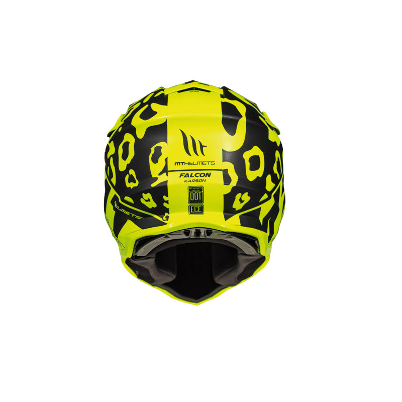 MT HELMETS FALCON MX SOLID GL BK LG IT-221-016