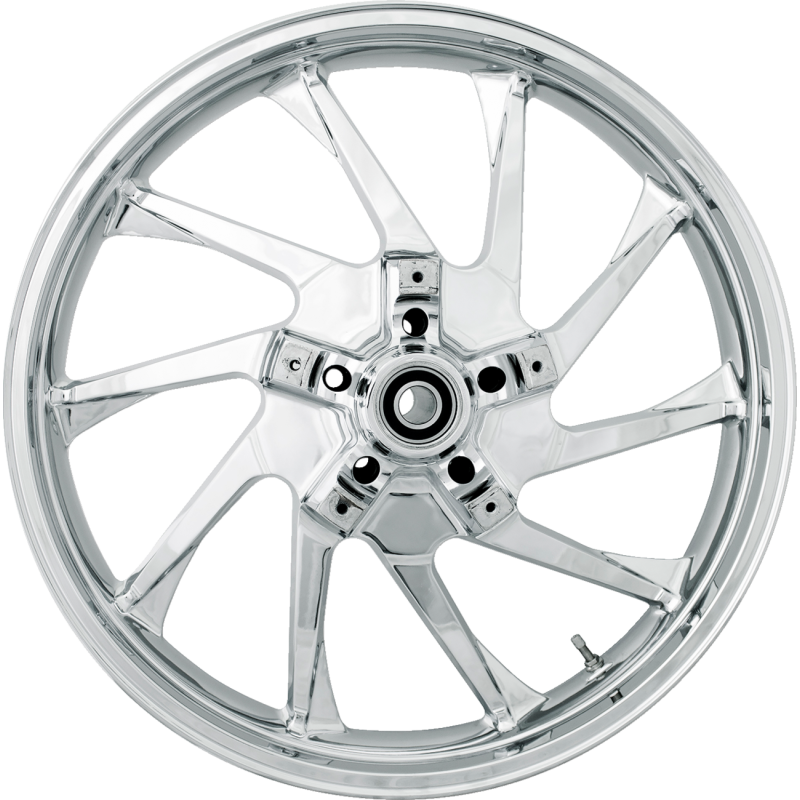 COASTAL MOTO CAST 3D HURRICANE FRONT CHRM 21X3.5 ABS W/WO TPMS 08-22 FL 3D-HUR213CH-ABST