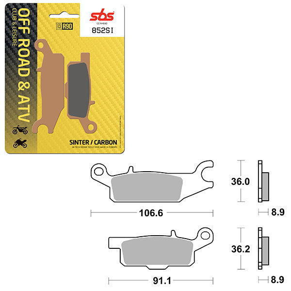 SBS ATV/UTV SINTER BRAKE PAD  6240852100