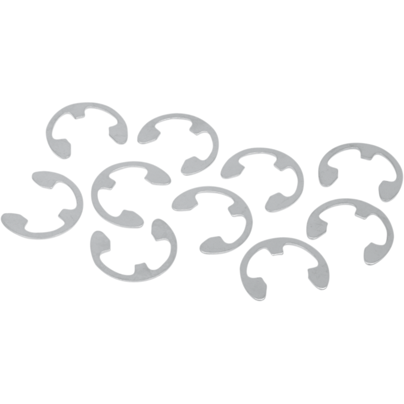 DRAG SPECIALTIES 08-19 B/T REAR AXLE E-CLIP RETAIN 10PK 0214-0621
