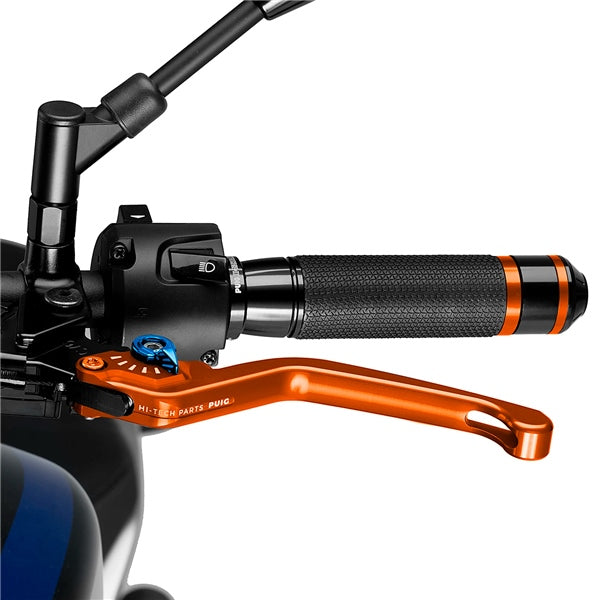 PUIG CLUTCH LEVER NON-FOLDABLE OG/BK 220TA