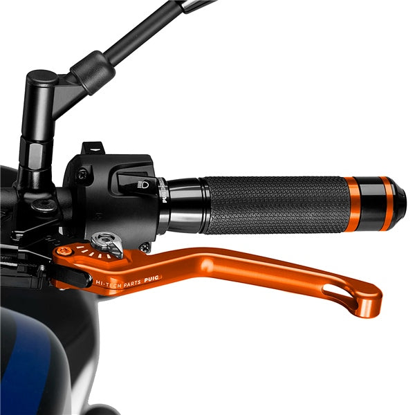 PUIG CLUTCH LEVER NON-FOLDABLE GLD/SI 220TP