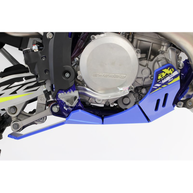 AXP RACING XTR SKIDPLATE 8MM SHE 250-300SE BLUE AX1434