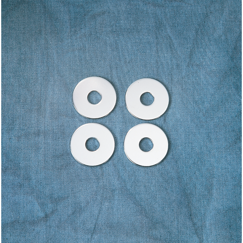 DRAG SPECIALTIES CHROMME 1/4 WASHER 7/8"OD (4PK) MKDR4
