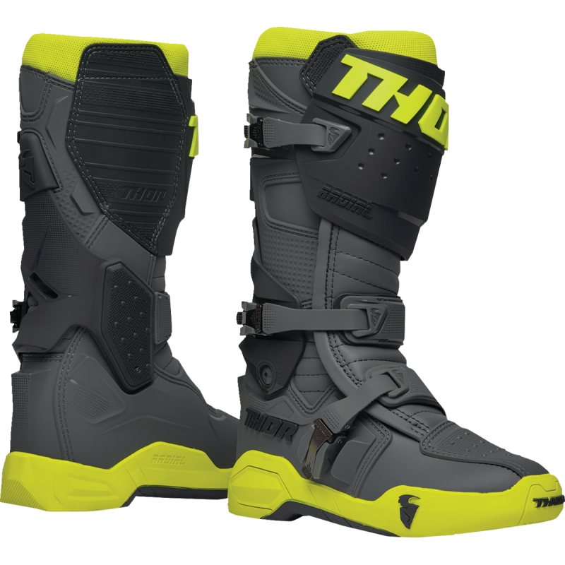 THOR BOOT RADIAL GY/FLO YL 13 3410-2751