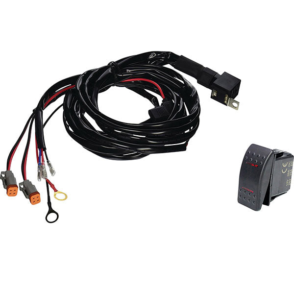 TIGER LIGHTS MOJAVE WIRE HARNESS 4PIN 2LITE 4"/5"/8" UP TO 2 LIGHTS TLMWH3