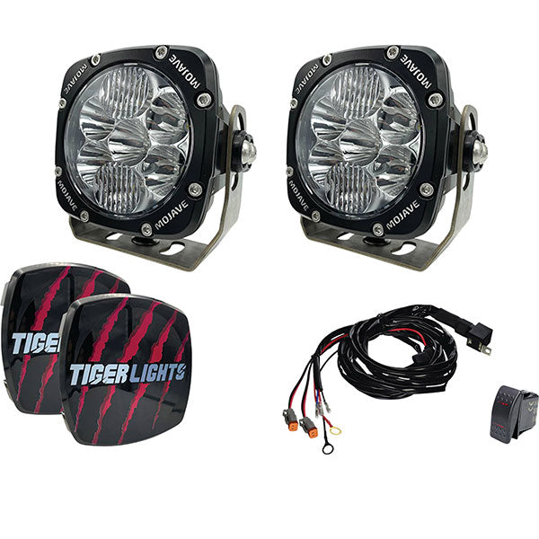 TIGER LIGHTS MOJAVE 5" LIGHT KIT & HARNESS  TLM5-KIT