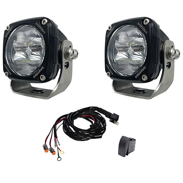 TIGER LIGHTS MOJAVE 3" LIGHT KIT & HARNESS  TLM3-KIT