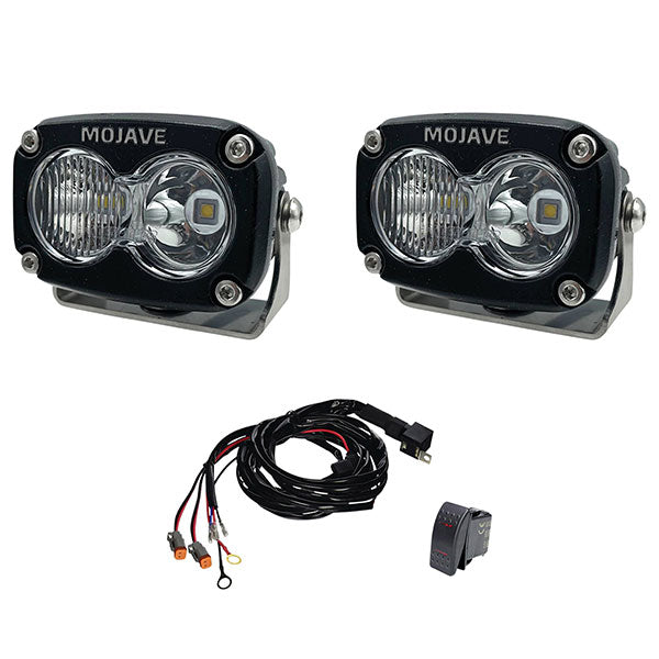 TIGER LIGHTS MOJAVE 2" X 3" LIGHT KIT & HARNESS  TLM2X3-KIT