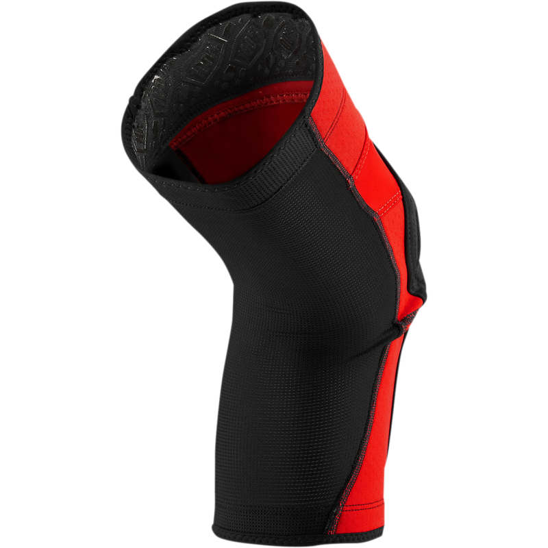 100% RIDECAMP KNEE GUARDS RED/BLACK LG 70001-00011