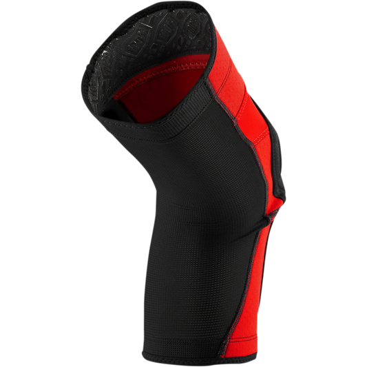 100% RIDECAMP KNEE GUARDS RED/BLACK LG 70001-00011