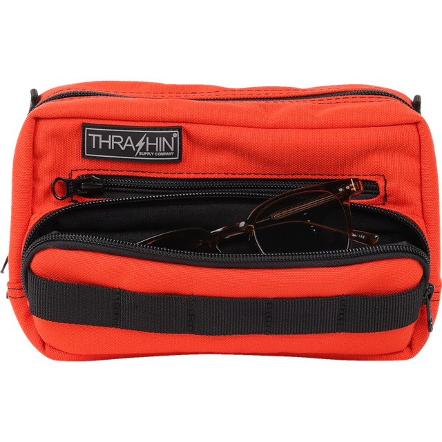 THRASHIN SUPPLY CO. BAG HANDLEBAR TSC PLUS ORANGE THB-0028
