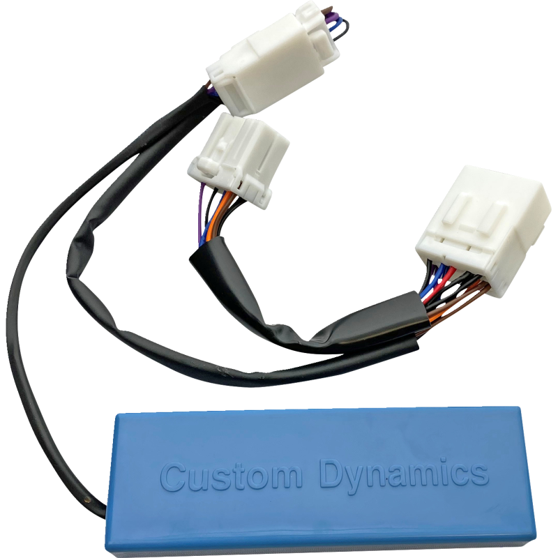 CUSTOM DYNAMICS 99-13 FLHT/00-10 FXST MODULE SIGNAL STBLZR SLM GEN2-SSHD