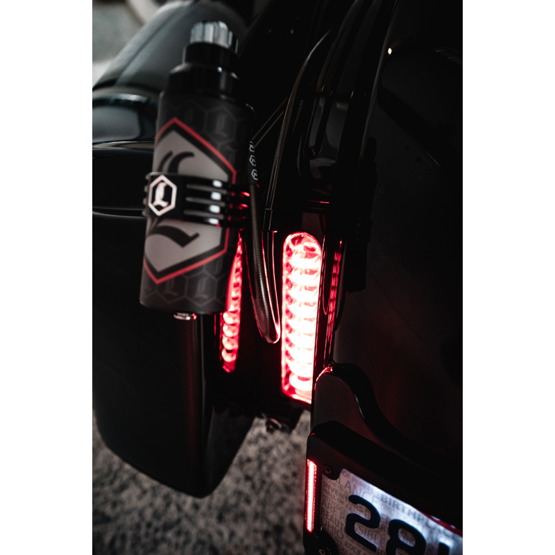 CUSTOM DYNAMICS 14-19 FLHT PROBEAM FILLERZ S/B LED LIGHT SMK/GL/BLK PR PB-FILL-S-B