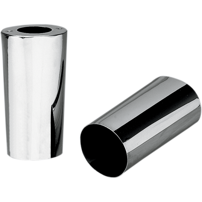 DRAG SPECIALTIES 49-13  FLH/ FLHT CHR FORK SLIDER CVRS PR DS-222898