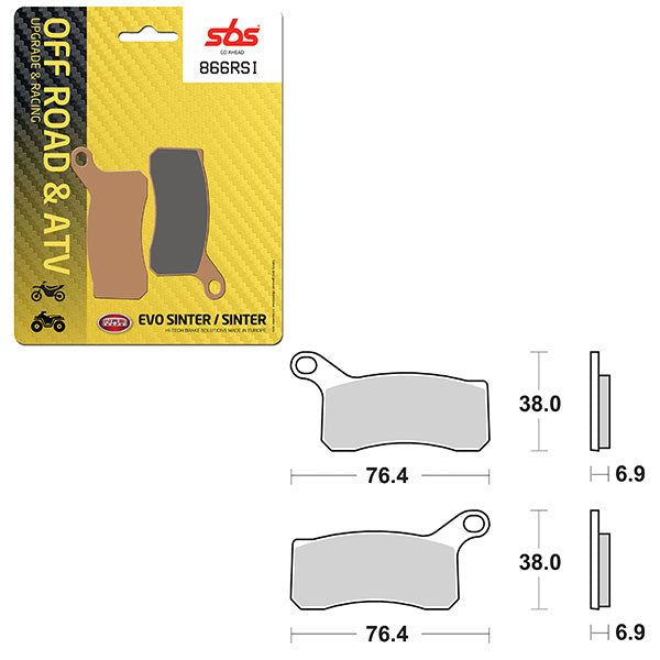SBS EVO SINTER BRAKE PAD  6280866100