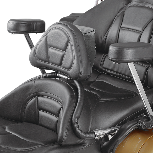 SHOW CHROME DRIVER BACKREST KIT BLACK 52-637