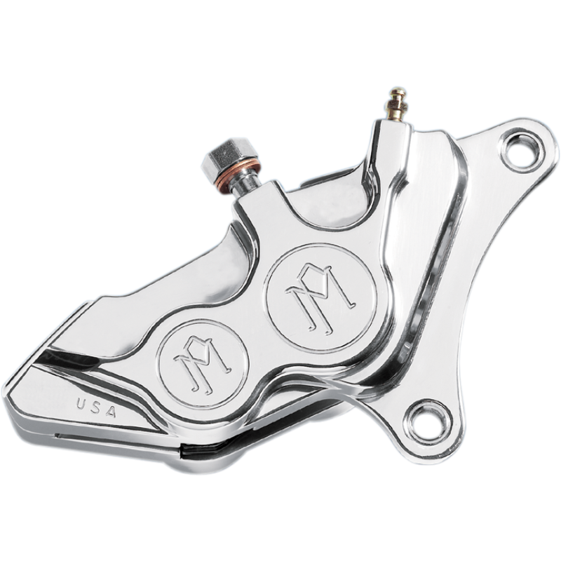 PERFORMANCE MACHINE 00-17 BOLT-ON 4 PIST CHR CALIPER R/H 0053-2920-CH