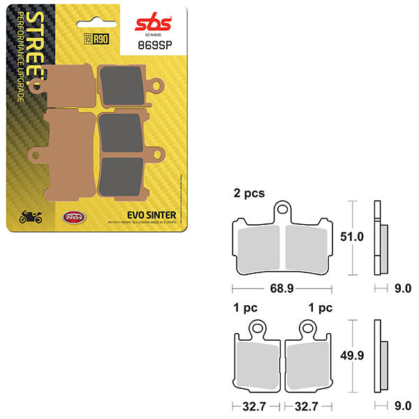 SBS SP EVO SINTER BRAKE PAD  6390869108