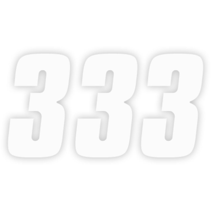 FACTORY EFFEX FACTORY 7" NUMBER WHITE #3 08-90093