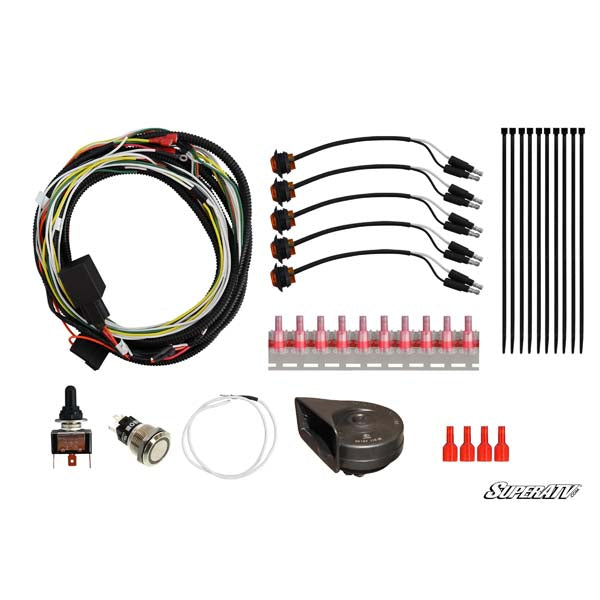 SUPERATV UTV / ATV UNIVERSAL PLUG & PLAY TURN SIGNAL KIT STANDARD TSK-003