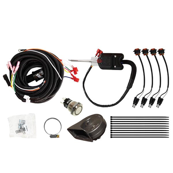 SUPERATV PLUG & PLAY TURN SIGNAL KIT W/ STEERING COLUMN & DASH HORN POLARIS TSK-P-RZR-002