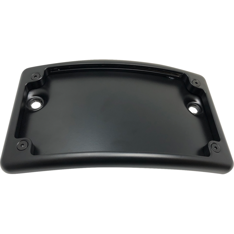 KODLIN CURVED UNIVERSAL LICENSE PLATE KIT BLACK KUS20200