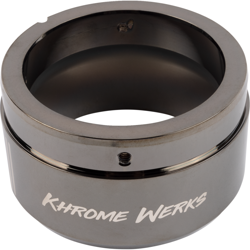 KHROME WERKS 4-1/2" KLASSIC END CAP - LEFT HAND - ECLIPSE 201758P