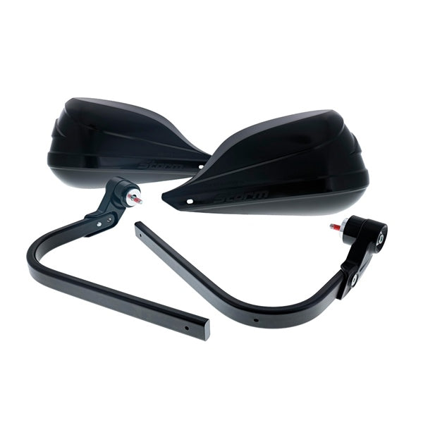BARKBUSTERS HANDGUARD STORM BAR END THREADED BK STM-007-BK