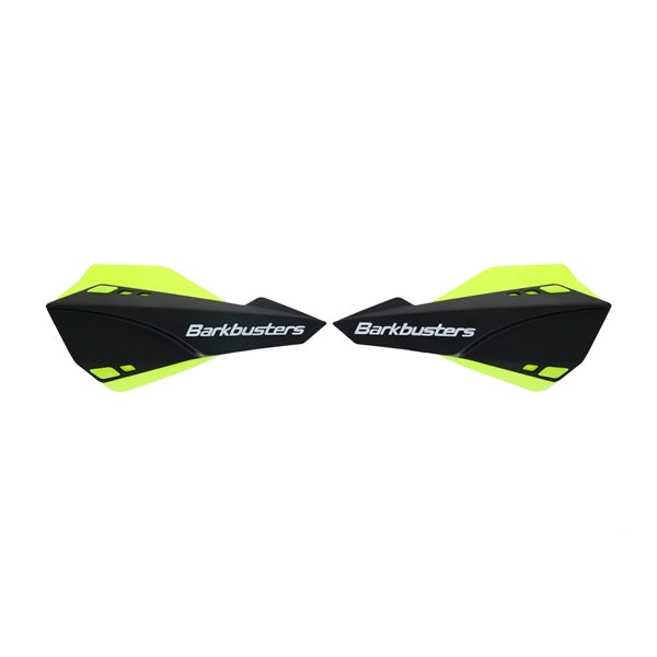 BARKBUSTERS HANDGUARD SABRE W/DEFLECTOR BK/YE HI-VIZ SAB-1BK-YH
