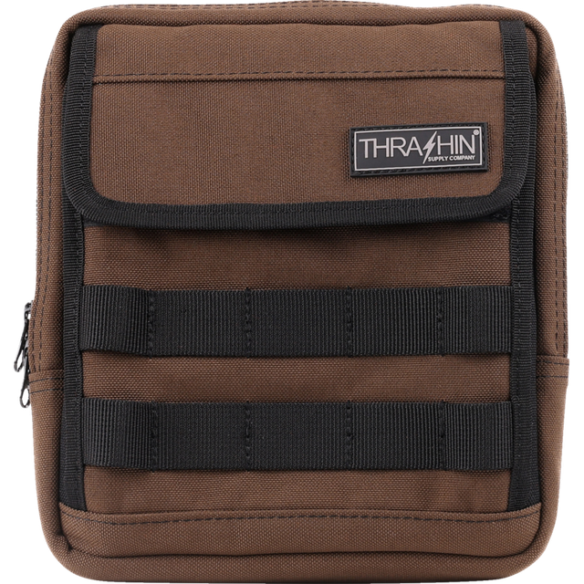 THRASHIN SUPPLY CO. BAG HANDLEBAR TSC SLIM BROWN THB-0032