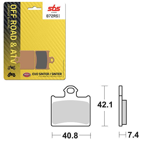 SBS EVO SINTER BRAKE PAD  6280872100