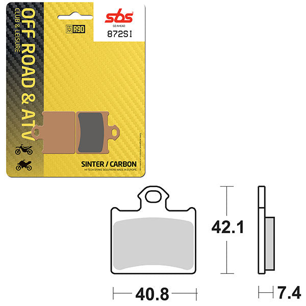 SBS ATV/UTV SINTER BRAKE PAD  6240872100