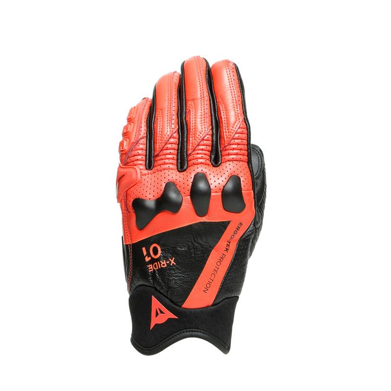 DAINESE -RIDE GLOVES BLACK/FLUO-RED 1815943-628-XXL