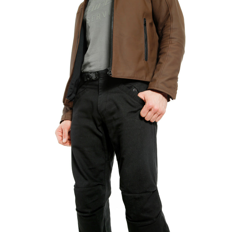 DAINESE TRACKPANTS TEX PANTS BLACK 1755146-001-39