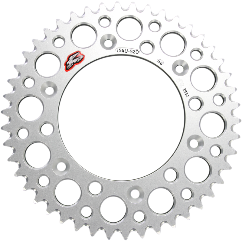 RENTHAL RENTHAL SPROCKET 154U-520-46 SILVER 154U-520-46GRSI