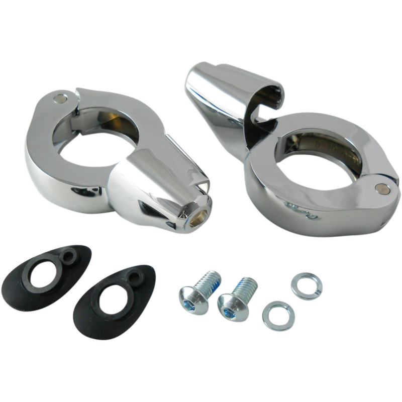 DRAG SPECIALTIES MOUNT T/S 41MM CHR 77854CS4
