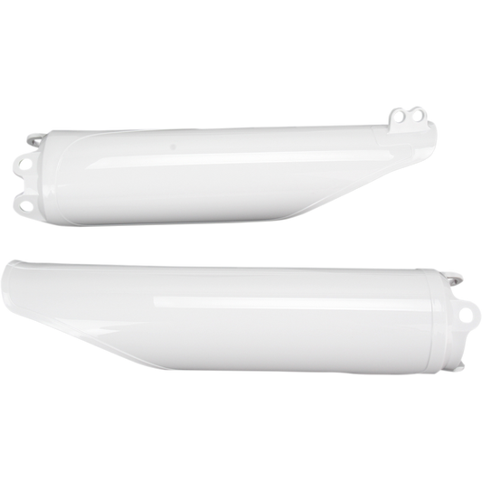 ACERBIS LOWER FORK COVER SET- CR/CRF:04-10 WHITE 2113710002